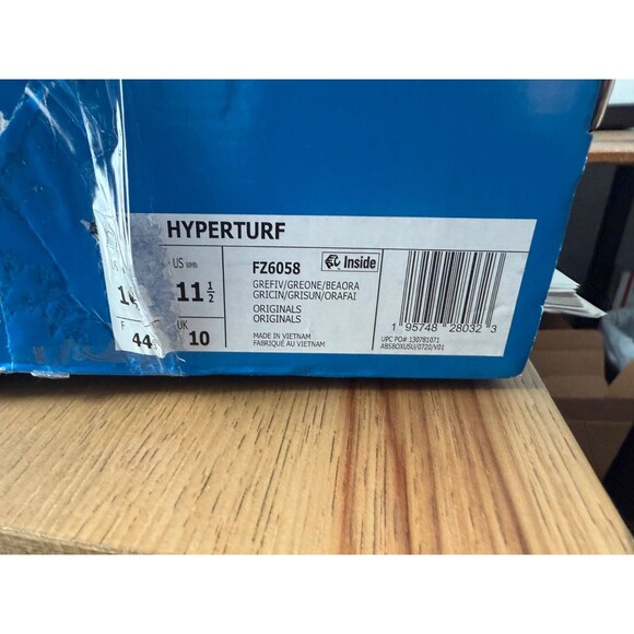 adidas Hyperturf FZ6058 Grey/Beam Orange Trail Hiking Shoes Men’s 10.5 - Picture 11 of 13